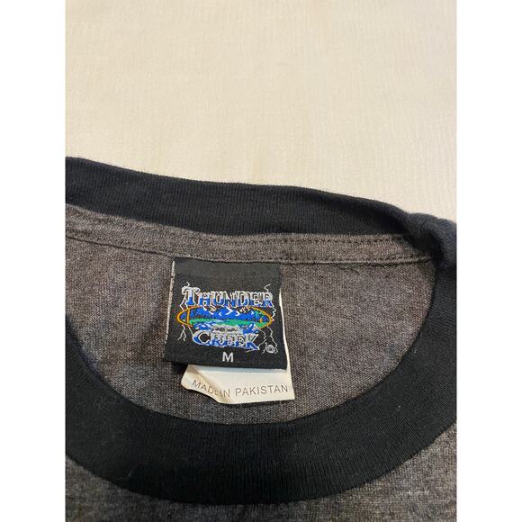 A Christmas Story Vintage Ringer T-shirt Gray Medium Shoot Your Eye Out - Picture 4 of 15